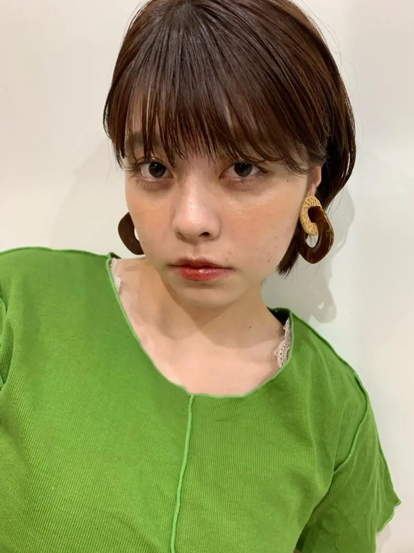 ショート カラー ヘアアレンジ ショートヘア 眉毛ワックス konomiの眉毛・アイブロウイメージ