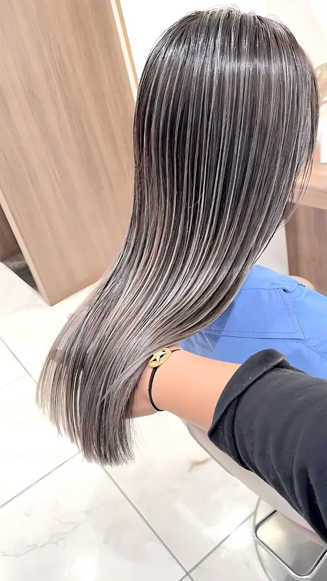 カラー 髪質改善 ヘアカラー トリートメント 菅野翔汰/髪質改善 カラー/ブリーチのヘアスタイル
