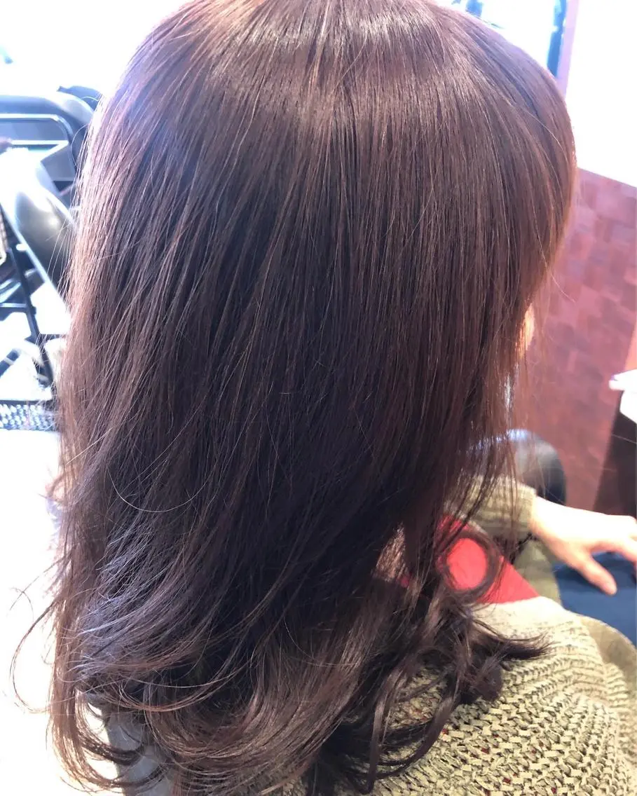 ロング カラー 織田 英之のヘアスタイル