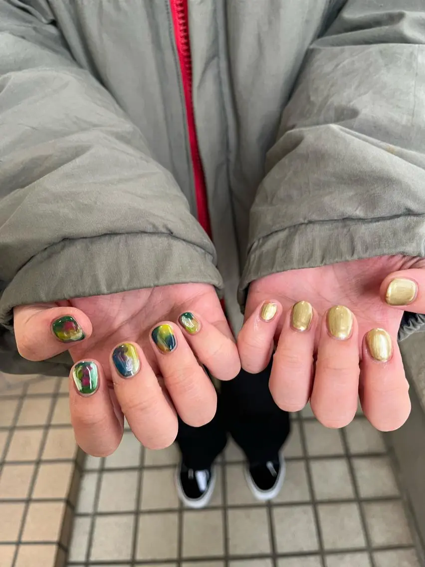 ネイル niconail 🧣ayu 📍烏山のネイルデザイン