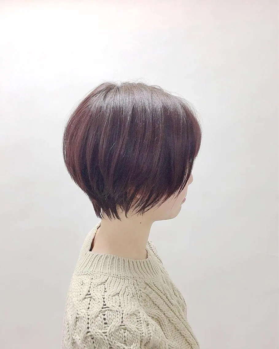 ショート カラー ショートヘア 髪質改善/白髪ぼかし KENTAのヘアスタイル