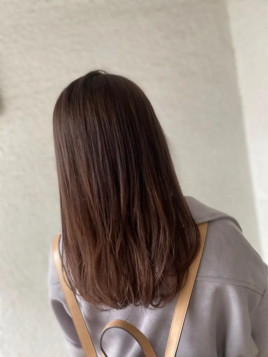 セミロング カラー パーマ ヘアアレンジ メンズ キッズ グラデーションカラー イルミナカラー ピンクカラー トリートメント 酸熱トリートメント カット ヘアカラー トリートメント Forest. -髪質改善-のヘアスタイル