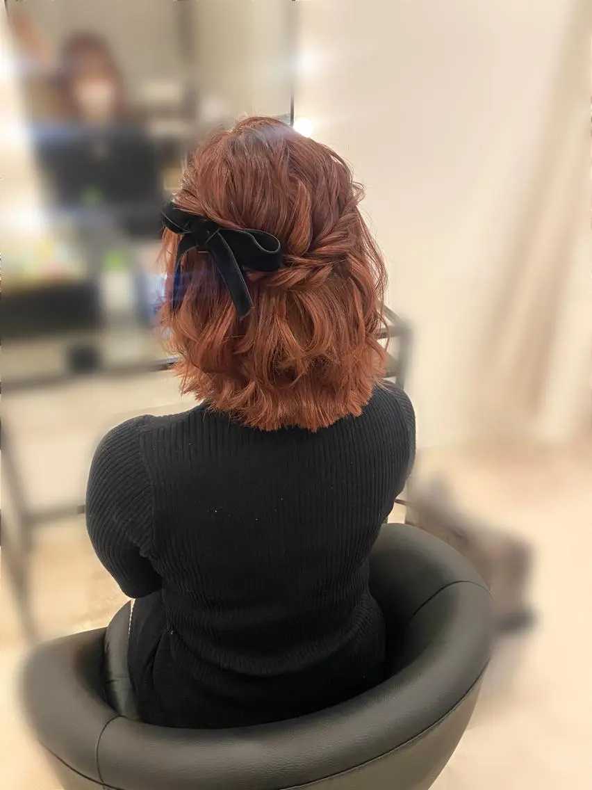 ヘアアレンジ ヘアセット Mikazuki オーナーTeradaのマツエク・マツパデザイン