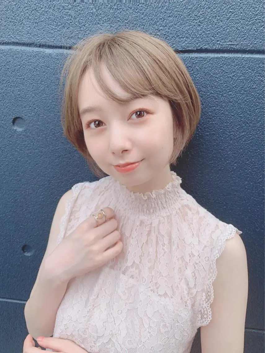 ミディアム カラー パーマ 【公式】amble luxe池袋東口🩷のヘアスタイル