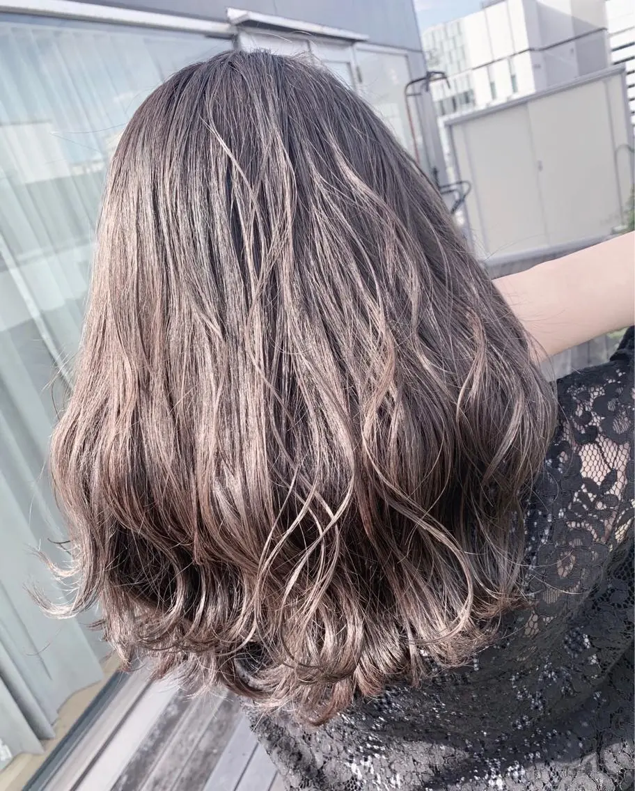 セミロング カラー ✨大人ショート特化 /カットモデル/銀座のヘアスタイル
