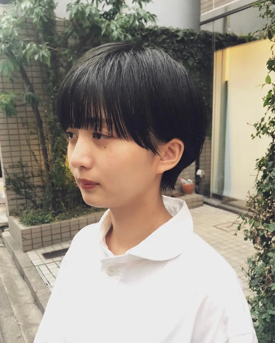 ショート カラー ハンサムショート ショートヘア ハイトーン/レイヤー /ウルフ⭐️永田⭐️のヘアスタイル