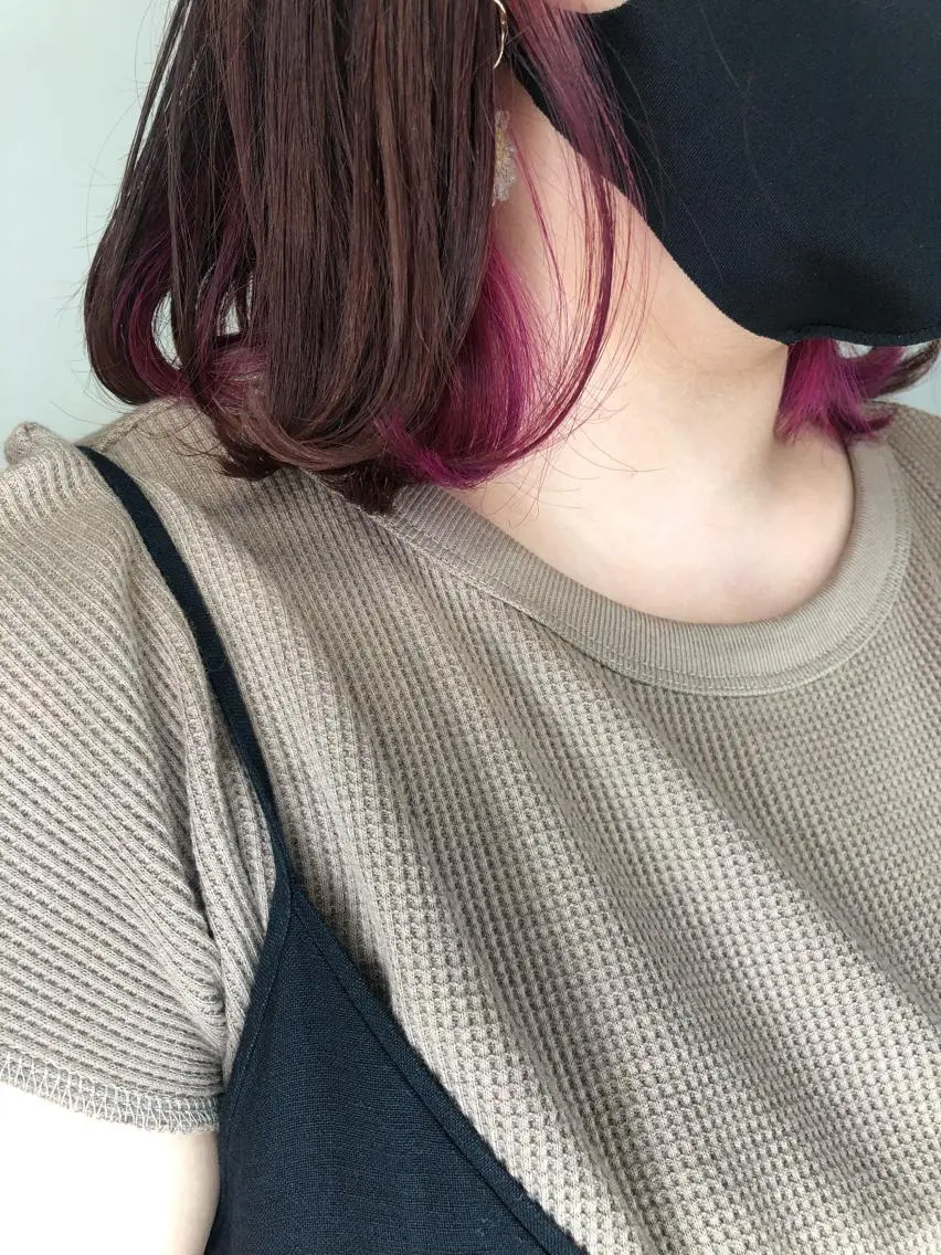 ミディアム カット ヘアカラー 松佐 ゆかりのヘアスタイル