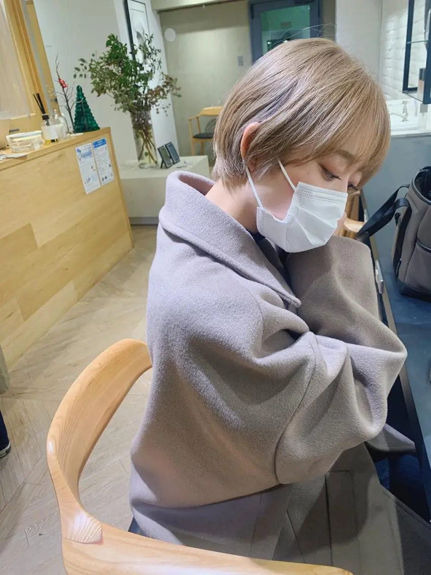 ショート レイヤーカット 鈴木駿介のヘアスタイル