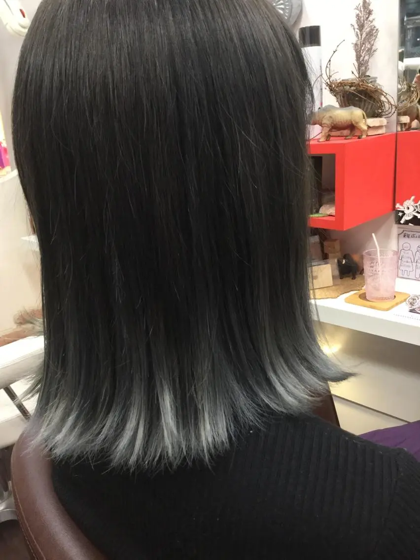 ミディアム ヘアカラー 名駅★シールエクステ ☆ブリーチ★加藤のヘアスタイル