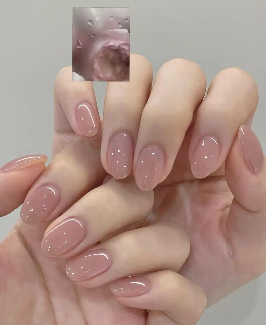 ネイル メンズ メンズ韓国風 オーロラネイル チークネイル 長さ出し フレンチネイル ハンドネイル ハンドケア NEW NAIL💞 yuki🔥のネイルデザイン