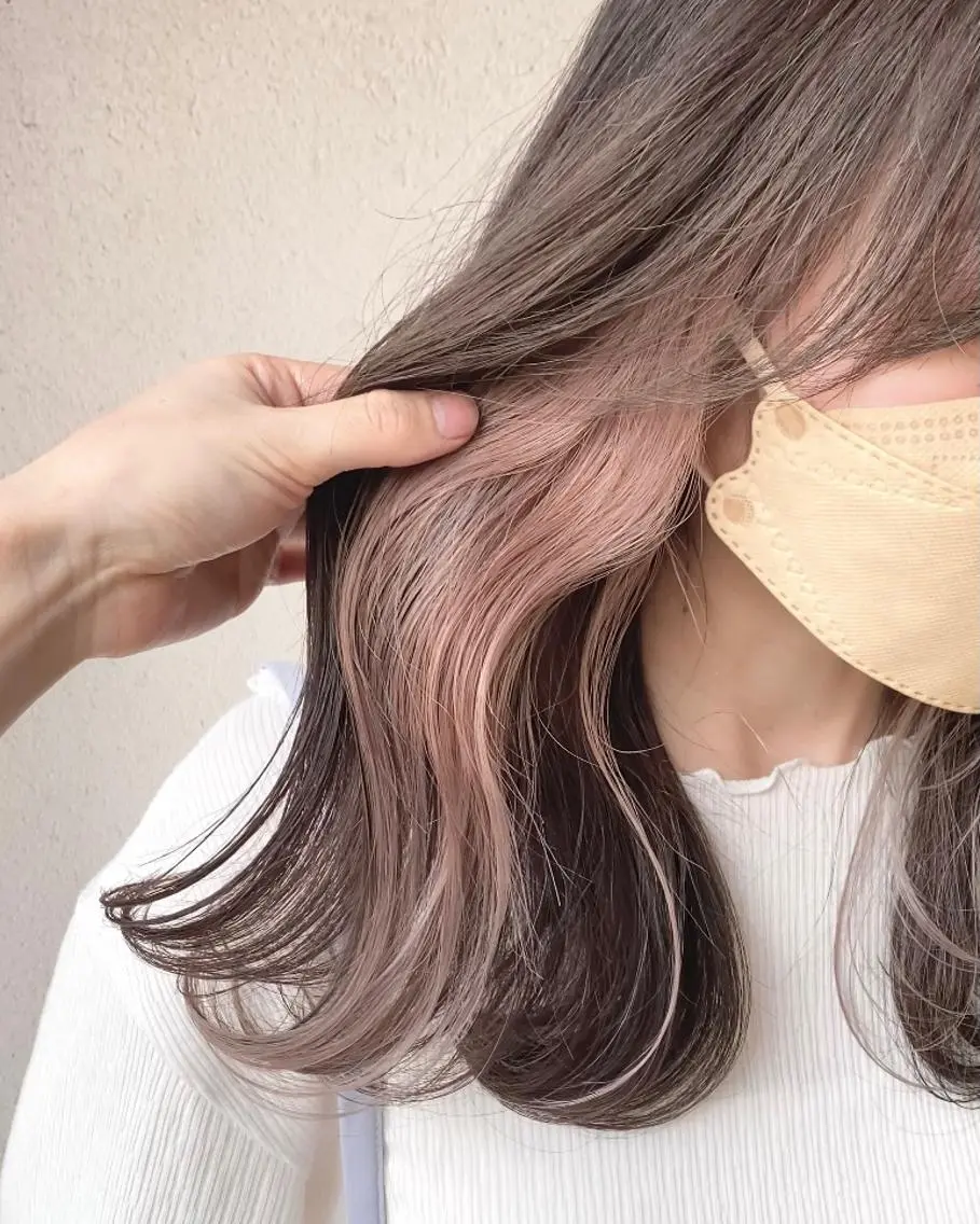 ミディアム カラー 高槻No.1🇰🇷 韓国ヘア 橋口陽太のヘアスタイル