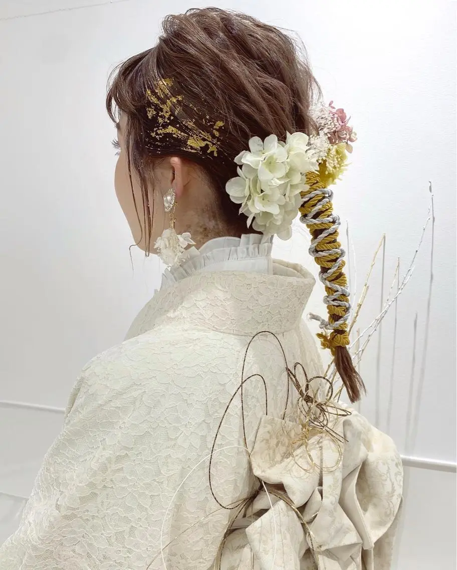 ロング ヘアアレンジ 卒業式のヘアスタイル Amelie yunのヘアスタイル