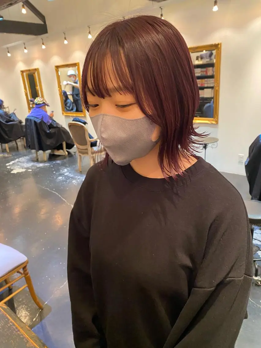 ショート カラー tonari 梅田、中崎町のヘアスタイル