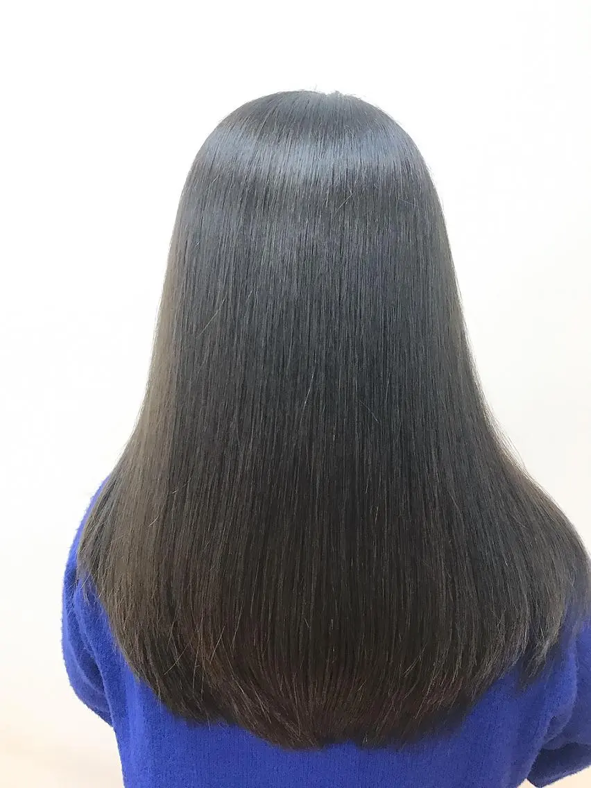 ロング カット 縮毛矯正 トリートメント nao*c北大和店 スタイリスト担当のヘアスタイル