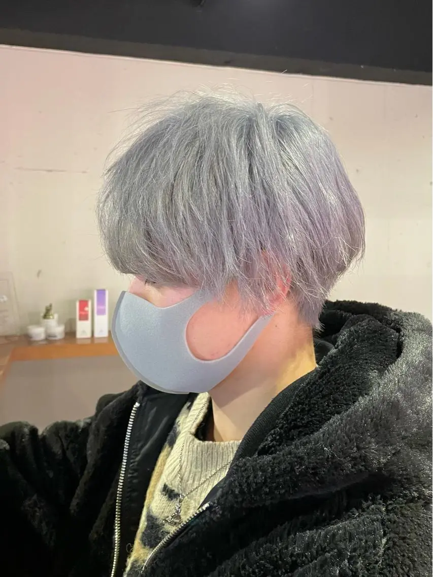 メンズ メンズブリーチ たかはし はるかのヘアスタイル