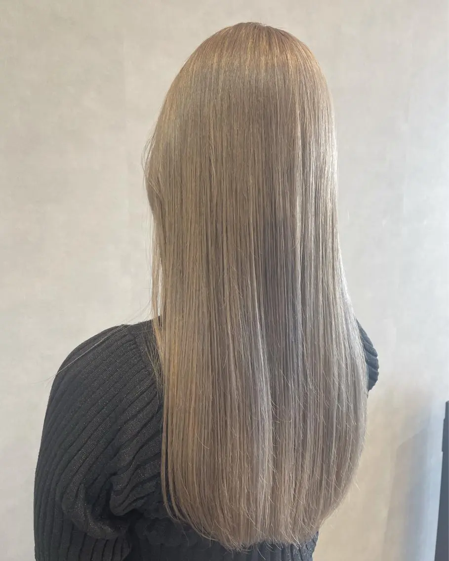ロング カット ヘアカラー トリートメント 柄澤 菜南子のヘアスタイル