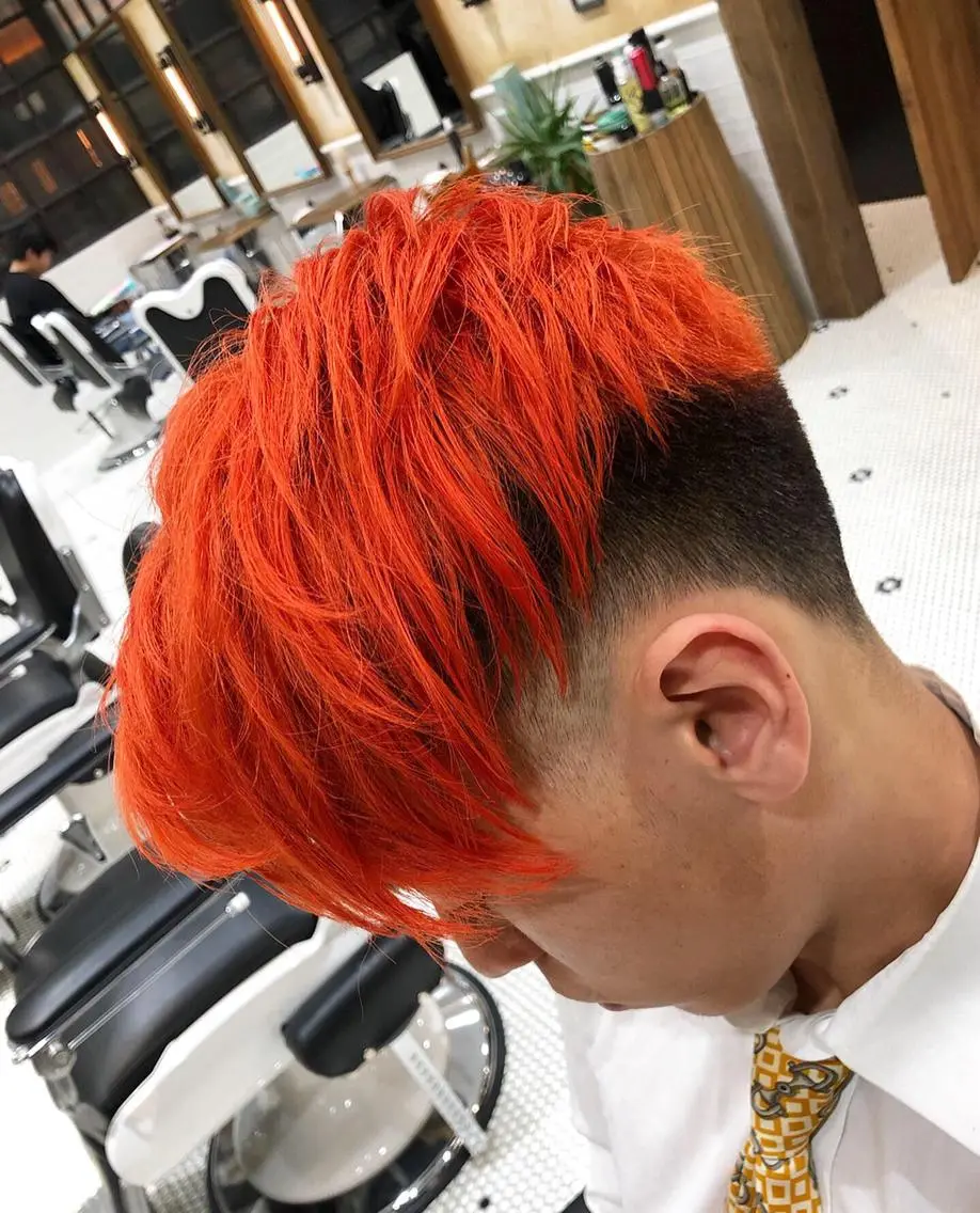 ショート カラー メンズ カット無料/髪質改善 髪質根本改善/艶髪のヘアスタイル