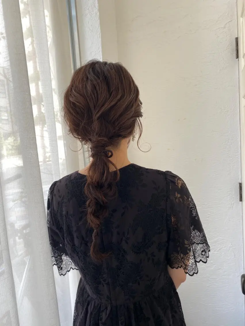 ヘアアレンジ 🍑もも 🍑のヘアスタイル