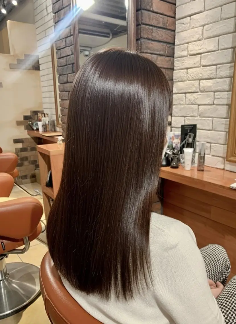 ロング カット トリートメント flencia 丸 和博|カットのヘアスタイル
