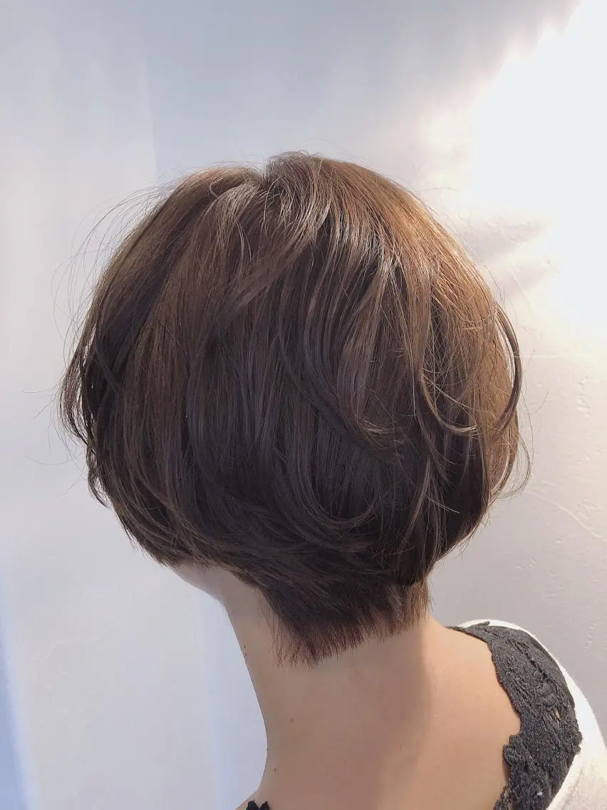 ショート やました りなのヘアスタイル