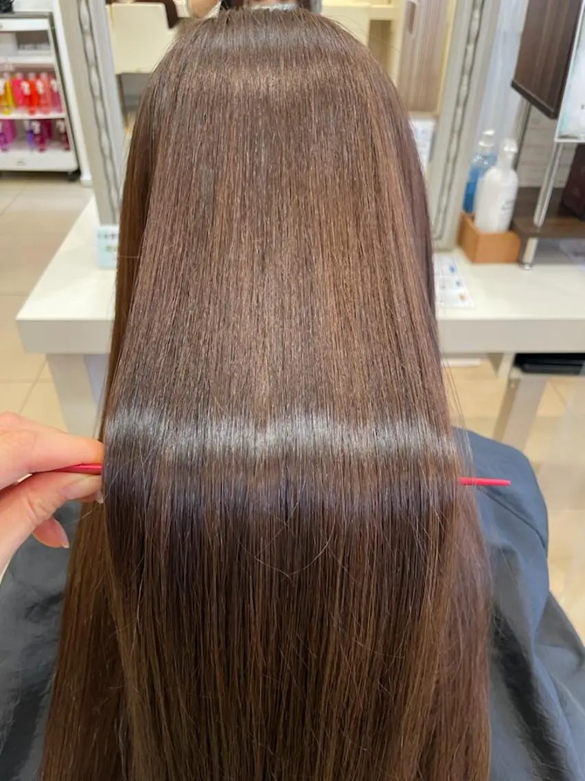 ロング Hair&Cafe Matty’sのヘアスタイル