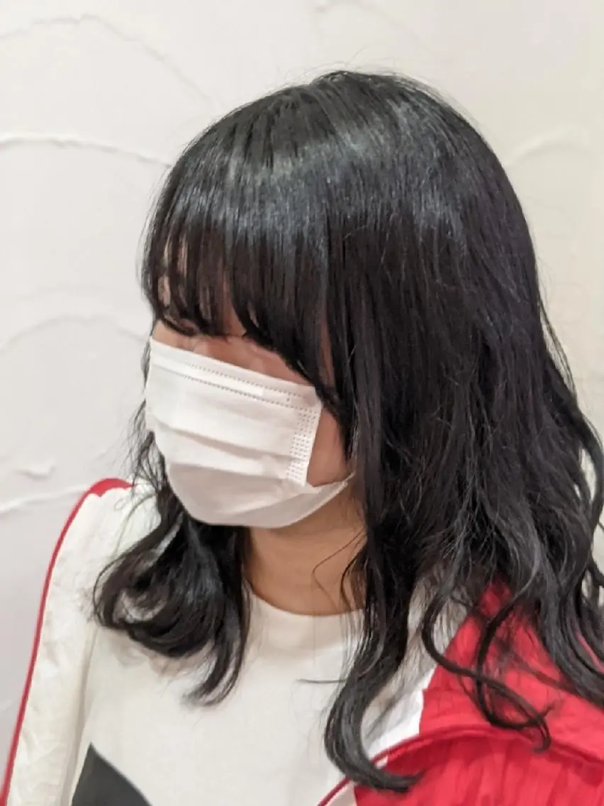 パーマ 学生 髪質改善 縮毛矯正 カット 縮毛矯正 トリートメント 髪質改善&白髪ぼかし カラー♡店長みやけ♡のヘアスタイル