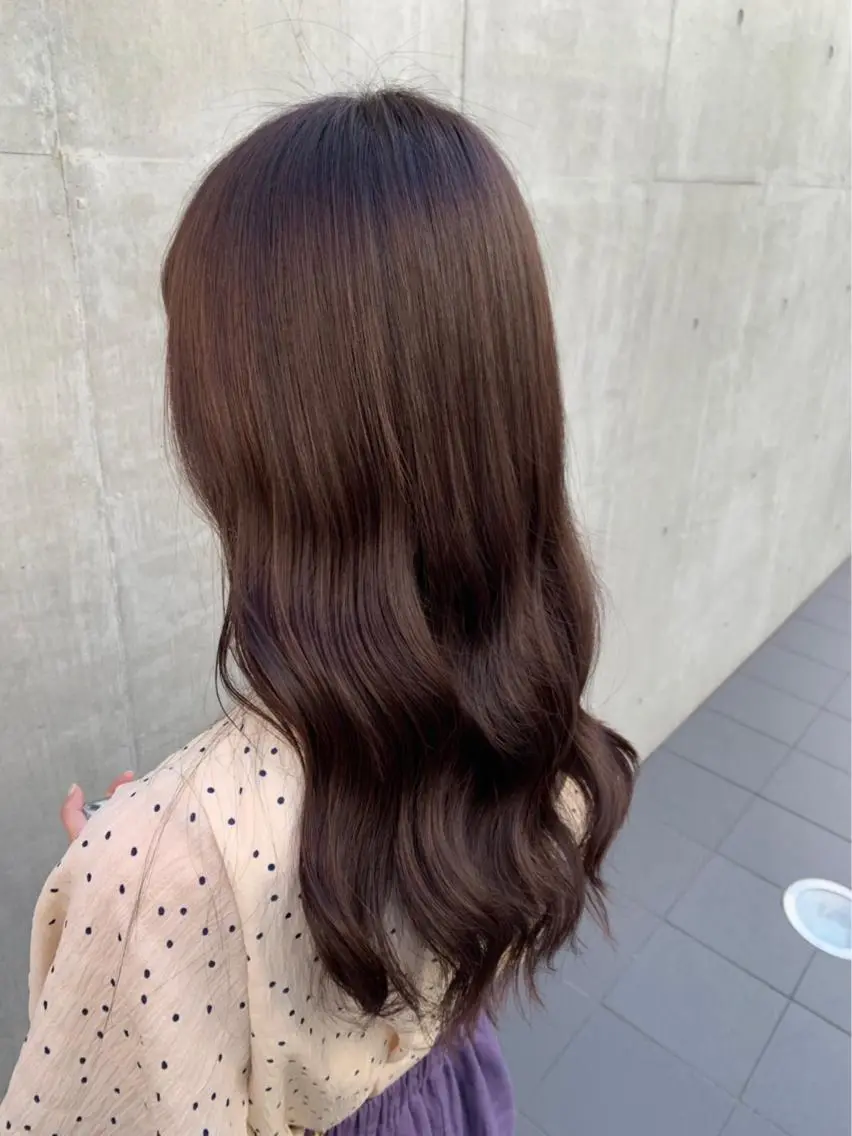 セミロング テラダ ココロのヘアスタイル
