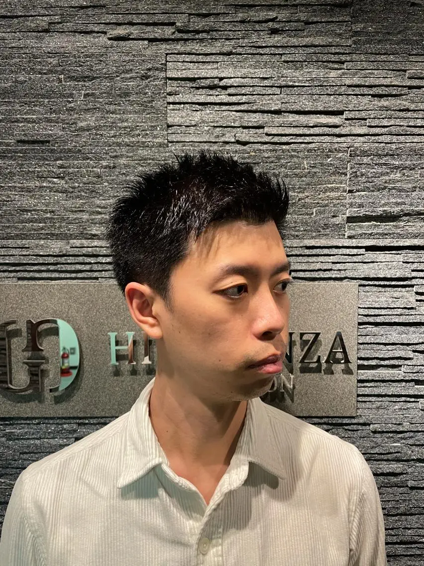 ショート メンズ 代表 武田晃英のヘアスタイル