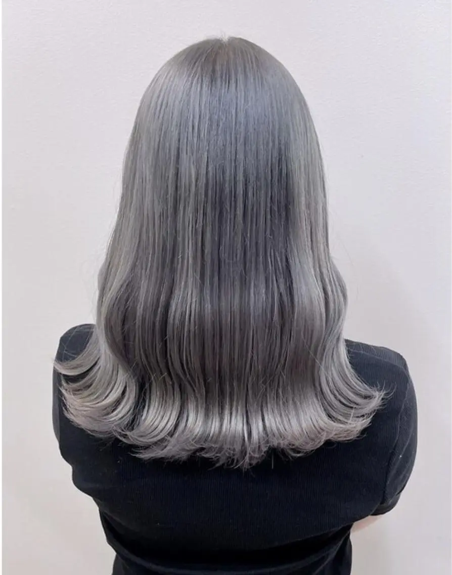 ロング カラー ブリーチ ケアブリーチ ハイトーンカラー 髪質改善 トリートメント 🌈カラーとエクステ 専門店🌈のヘアスタイル