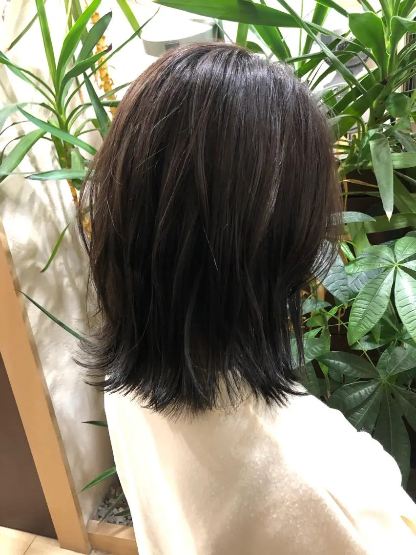 ミディアム カラー カット ヘアカラー トリートメント 仕上がり満足度 No.1池田篤史のヘアスタイル