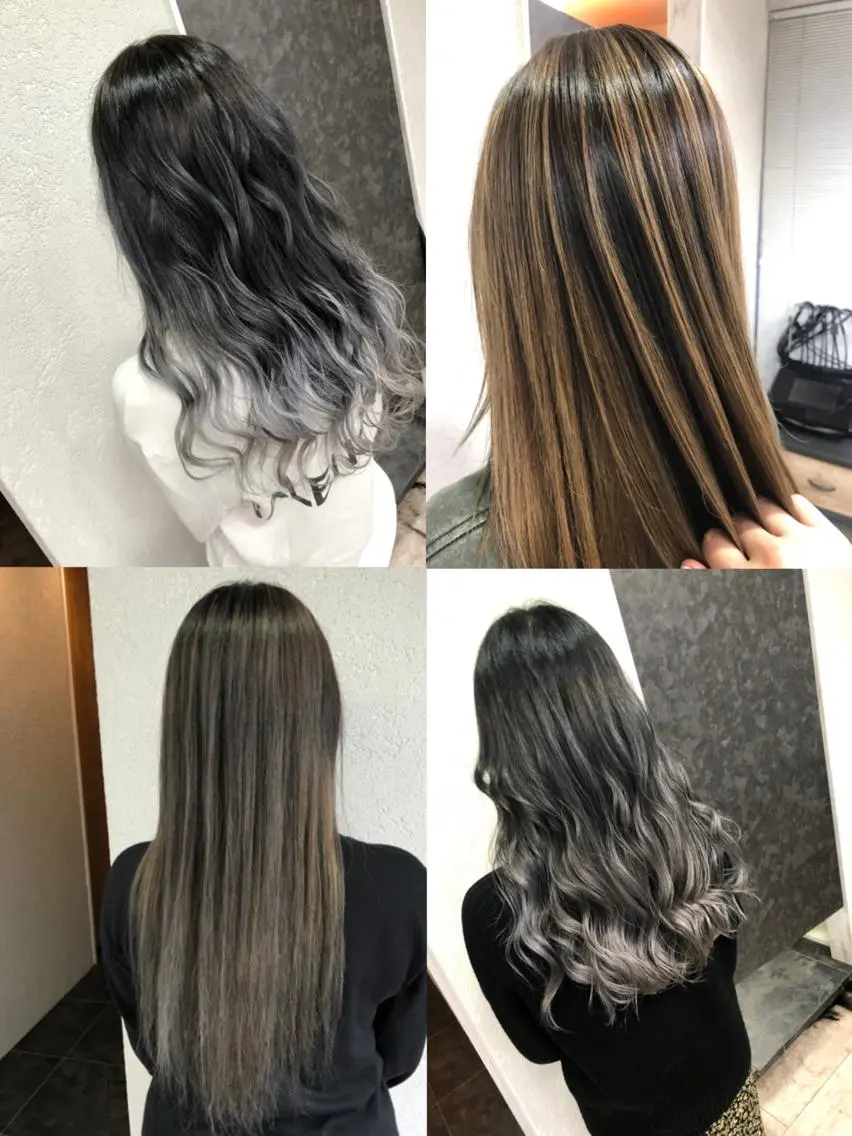 ロング カラー ブリーチ/髪質改善 店長 板垣智大のヘアスタイル