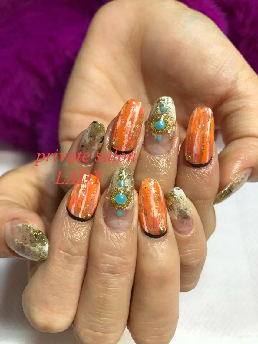 ネイル ハンドネイル 桜田 麻菜のネイルデザイン