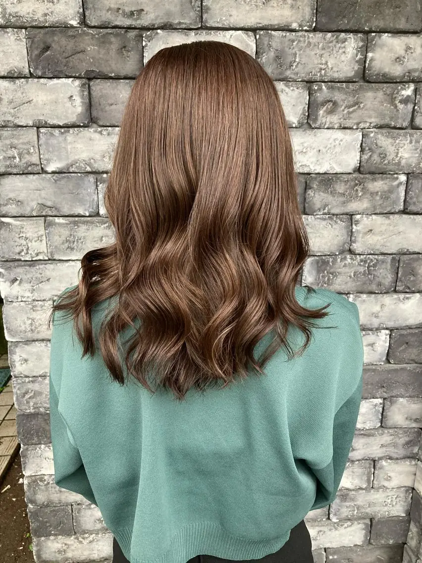 セミロング カラー カット ヘアカラー トリートメント ヘアセット ✂️似合わせの魔術師 石田一樹✂️のヘアスタイル
