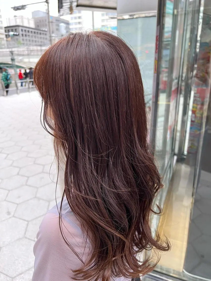 ロング カラー 谷町/Le'a /竹原しおなのヘアスタイル