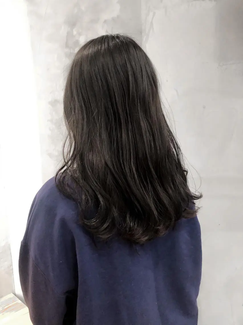 セミロング カラー パーマ ヘアアレンジ ワンレンボブ シールエクステ ベージュカラー 透明感カラー ダブルカラー ヘアカラー トリートメント ブリーチカラー🔥 パーマ【佐々木凌平】のヘアスタイル