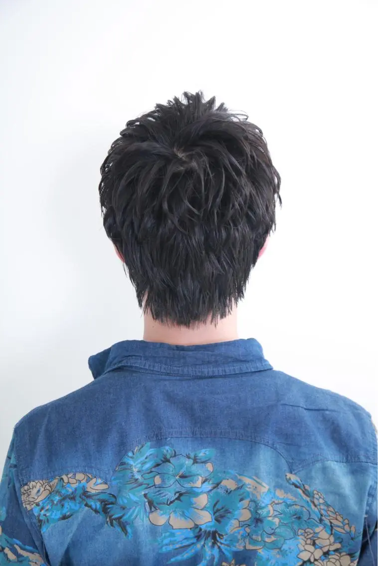 メンズ カット パーマ メンズパーマレイヤー 西山賢志のヘアスタイル