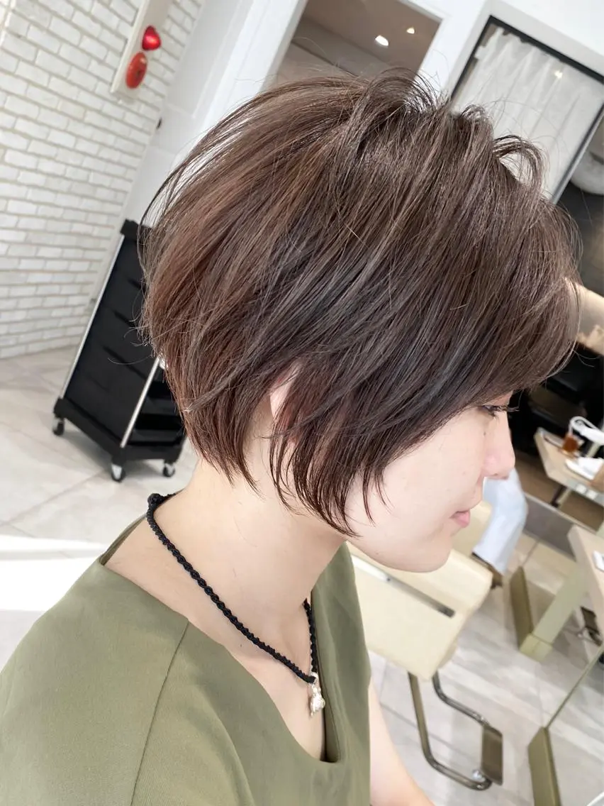 ショート 丸みショート ショートヘア 🏳️‍🌈柴山 巴耶斗🏳️‍🌈のヘアスタイル