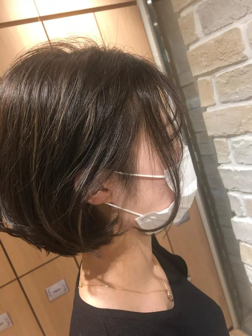 ミディアム ボブ ⬛️⬜️髪質改善⬛️ ⬜️藤川慎太郎のヘアスタイル