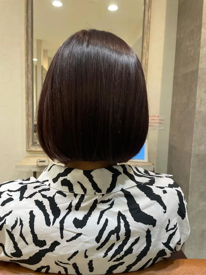 ショート カラー カット ヘアカラー 小顔/似合わせカット 杉山莉菜のヘアスタイル