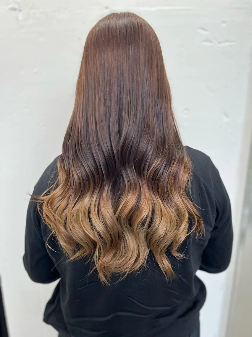 ロング カラー 🫧‪Ameri🫧 Emma ecoleのヘアスタイル