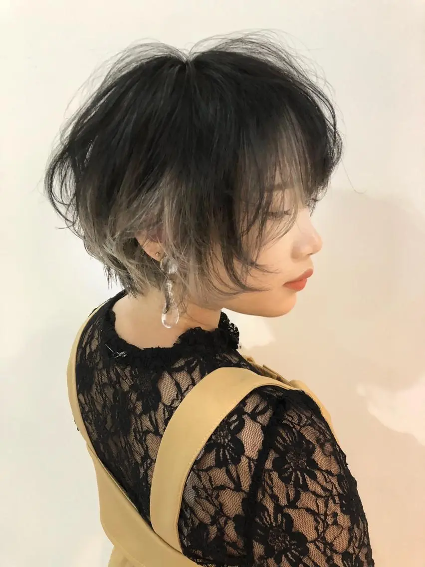 ショート カラー sato yoのヘアスタイル