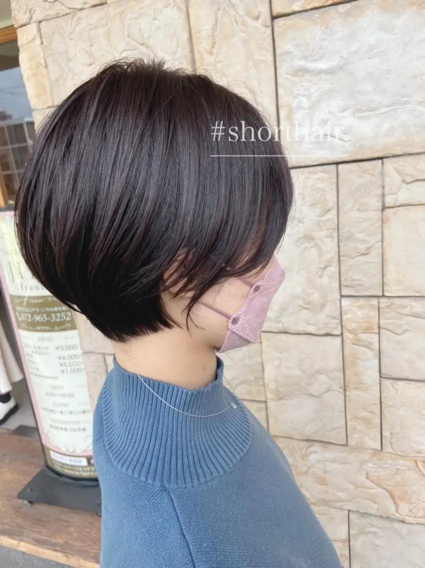 ショート ショートヘア F-LILA (リラ)Ainaのヘアスタイル