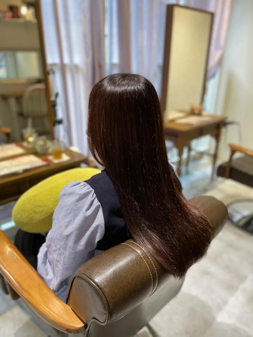 ロング トリートメント 酸熱トリートメント 佐川 友里のヘアスタイル