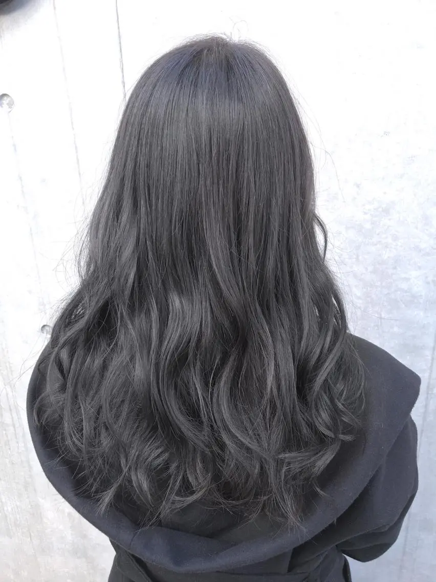 ロング カラー グレージュ カット ヘアカラー トリートメント ✨髪質改善縮毛矯正✨ 宇田川修平のヘアスタイル