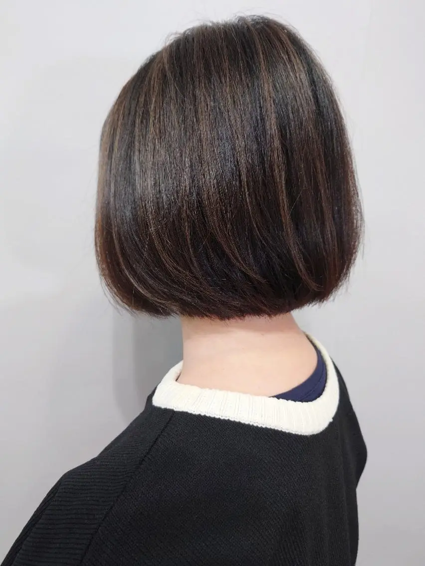 ショート ヘアカラー トリートメント 艶髪／透け感カラー ／ＲＹＯのヘアスタイル