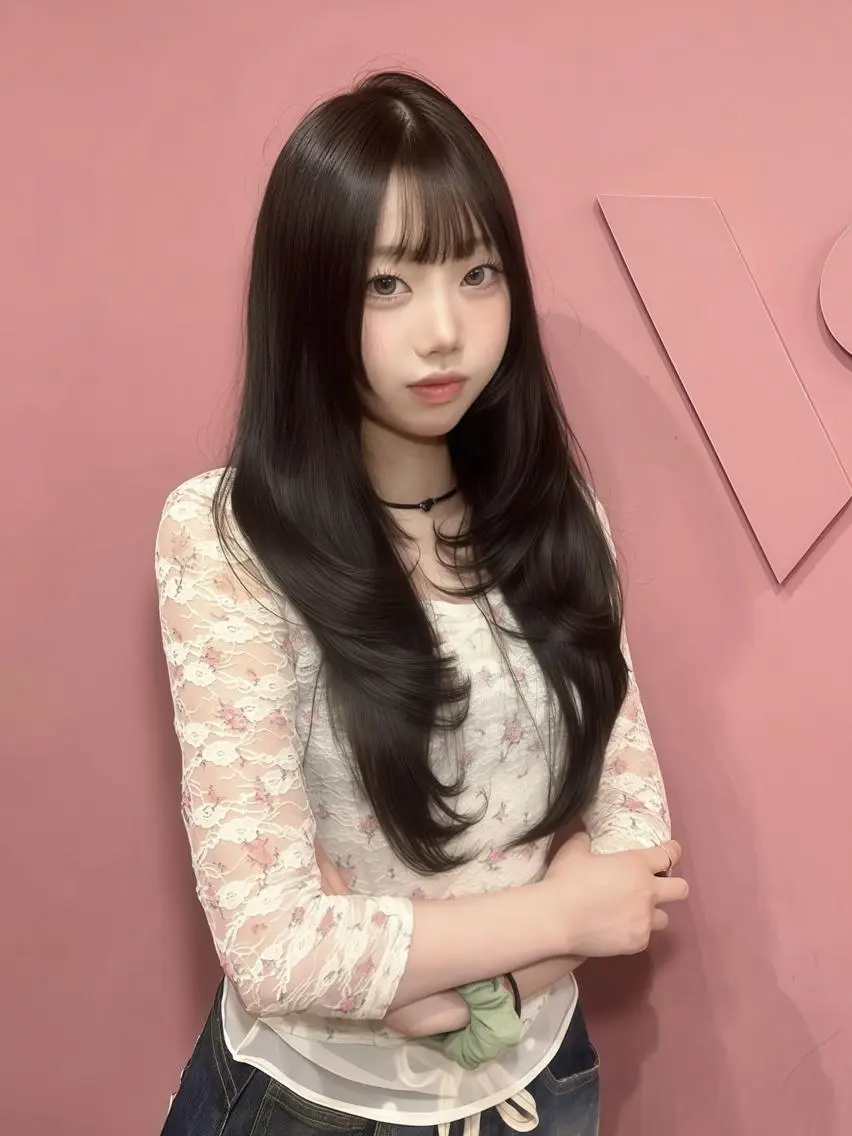 セミロング カラー ベージュカラー ブリーチ ブルーカラー ブルージュ 透明感カラー カット ヘアカラー トリートメント 表参道/ワンホンヘア SAAYA🖤のヘアスタイル