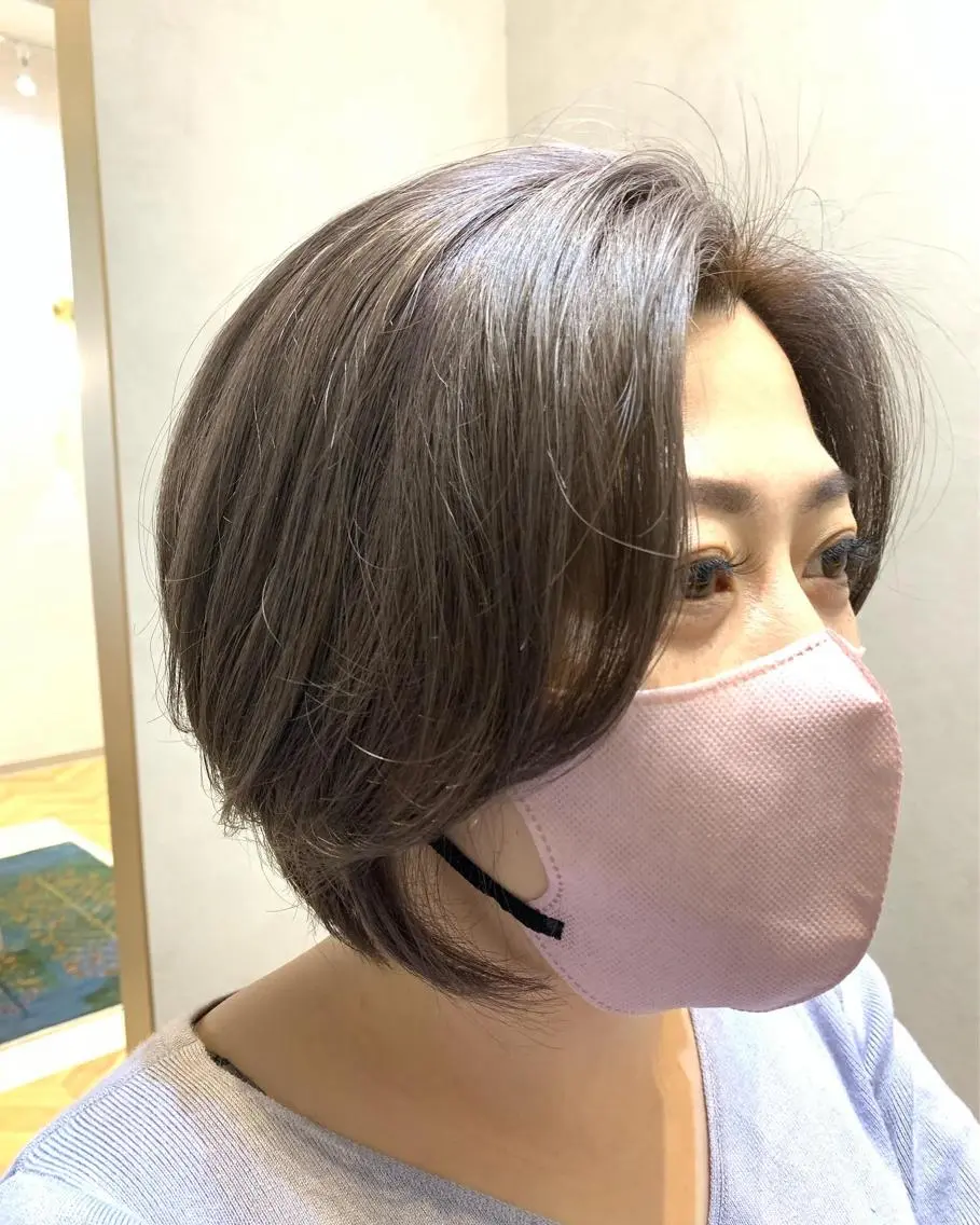 ショート ヘアカラー トリートメント newiネウィ _naoのヘアスタイル