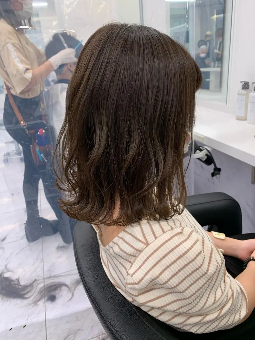 ミディアム 【美容室が苦手な方 専問美容室】MIHOのヘアスタイル