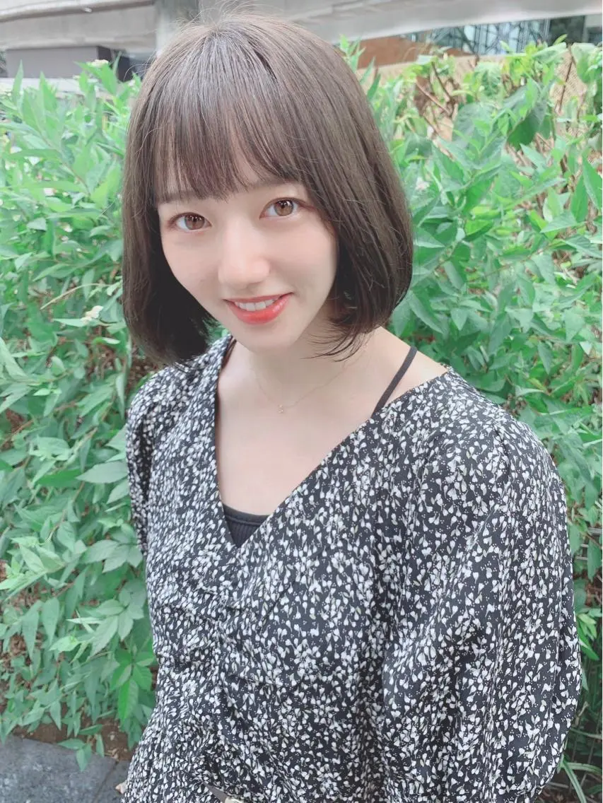 ミディアム カラー パーマ ヘアアレンジ 【公式】amble luxe池袋東口🩷のヘアスタイル
