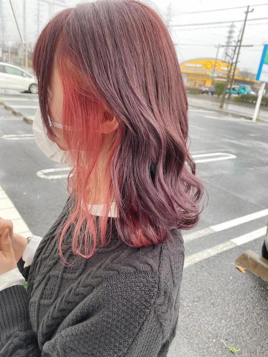 セミロング ヘアカラー トリートメント 具志 正太のヘアスタイル